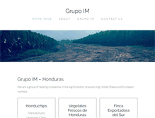 Tablet Screenshot of grupoim.hn